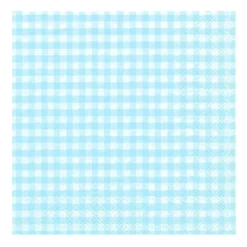 Servilletas Gingham blue