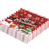 Servilletas Merry Christmas, 16.5 x 16.5 cm - 20 uds