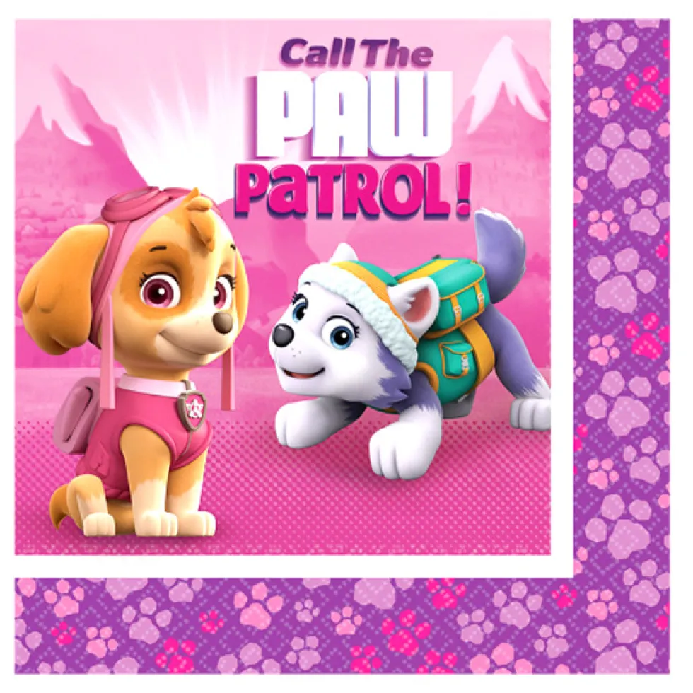 Servilletas Patrulla Canina Rosas