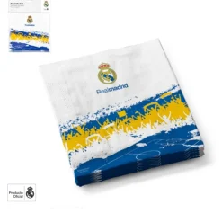 Servilletas Real Madrid Afición – Pack 12 Ud