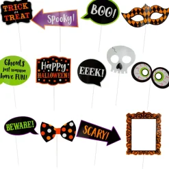 Set 13 Accesorios para Photocall Halloween