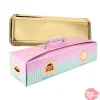 Set Bandeja Dorada + Caja para Brazo de Gitano - 38,5 x 13 cm