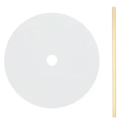 Set Bases de Madera 25 cm x 9 mm Grosor + Palos 50 cm 2 Ud - En Papiers