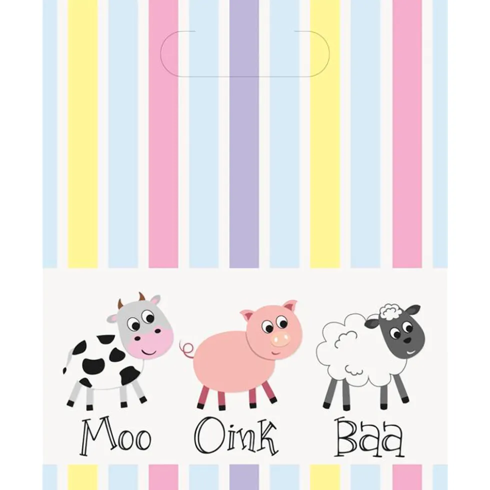 Set 8 Bolsas Chuches Animales Granja