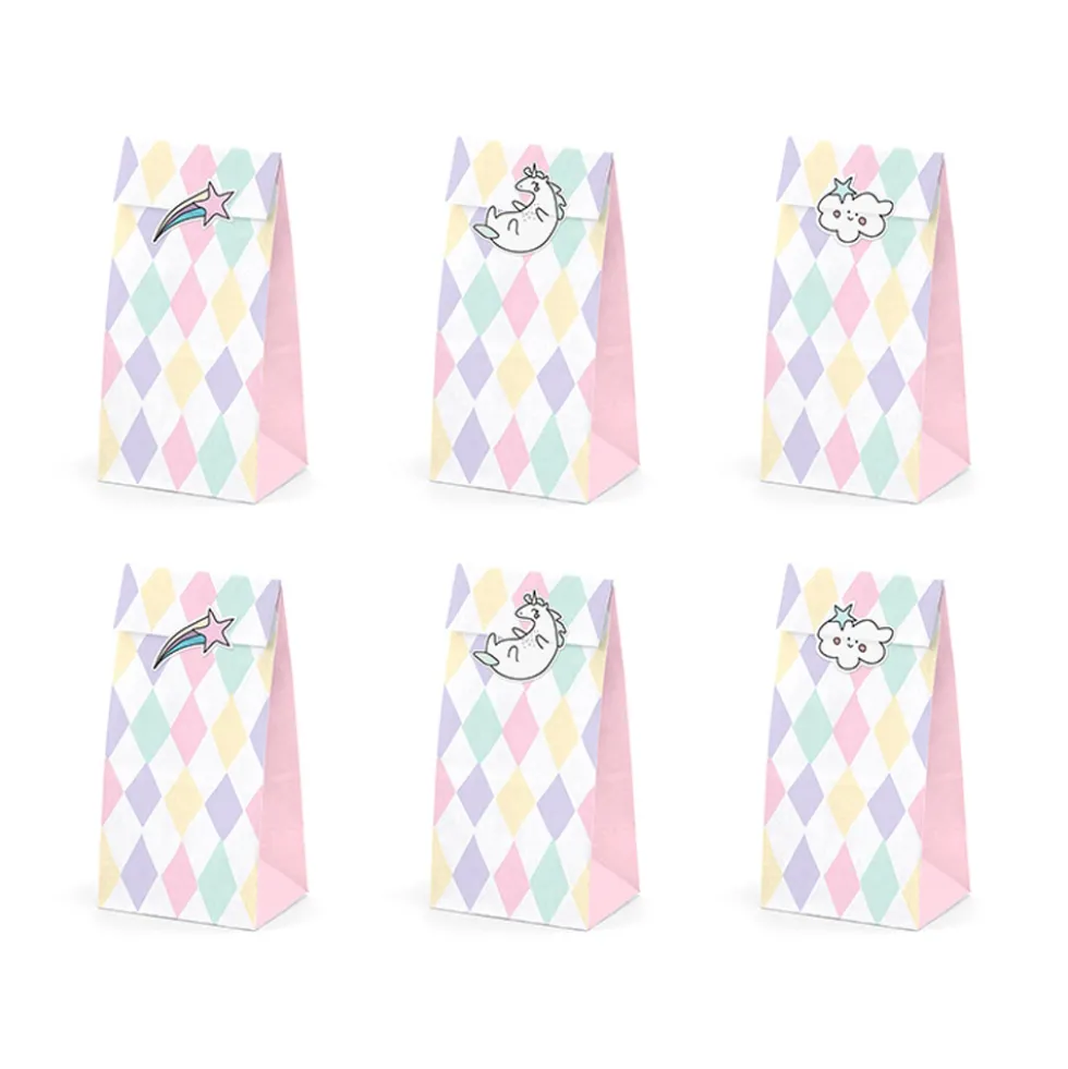 Set 6 Bolsas Gominolas Unicornio