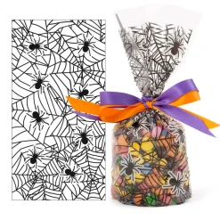 Set 20 Bolsas para Chuches Arañas 24 cm