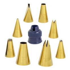 Set Boquillas Doradas 17 ud - Wilton