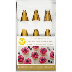 Set Boquillas Doradas 17 ud - Wilton