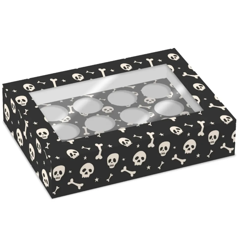 Set 2 Cajas para 12 Cupcakes Simply Making - Calaveras