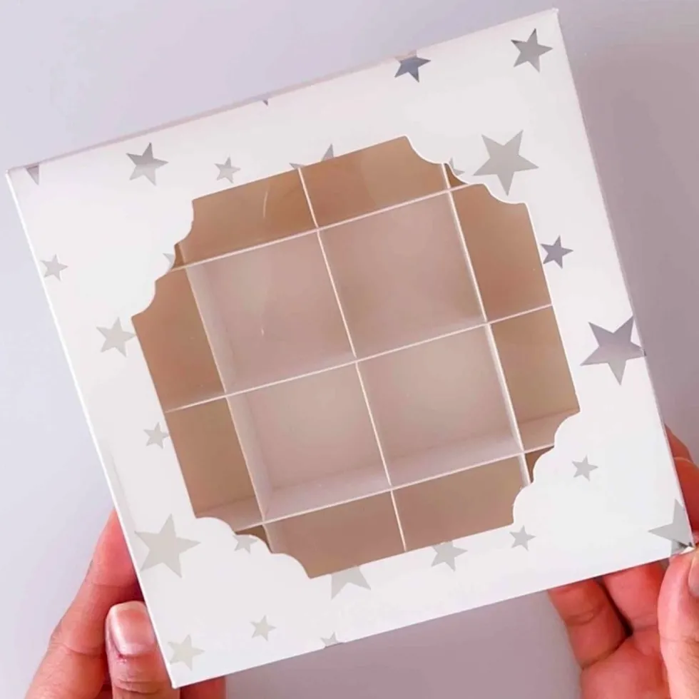 Set 5 Cajas para Dulces Estrellas 16 Cavidades
