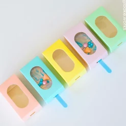 Set Cajas para Helados Melocotón Pastel 10 ud - Simply Making