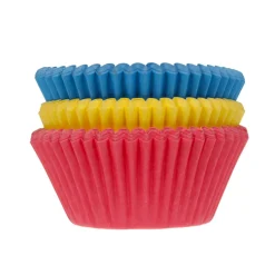 Set Capsulas Cupcake Colores Primarios 75 ud - House of Marie