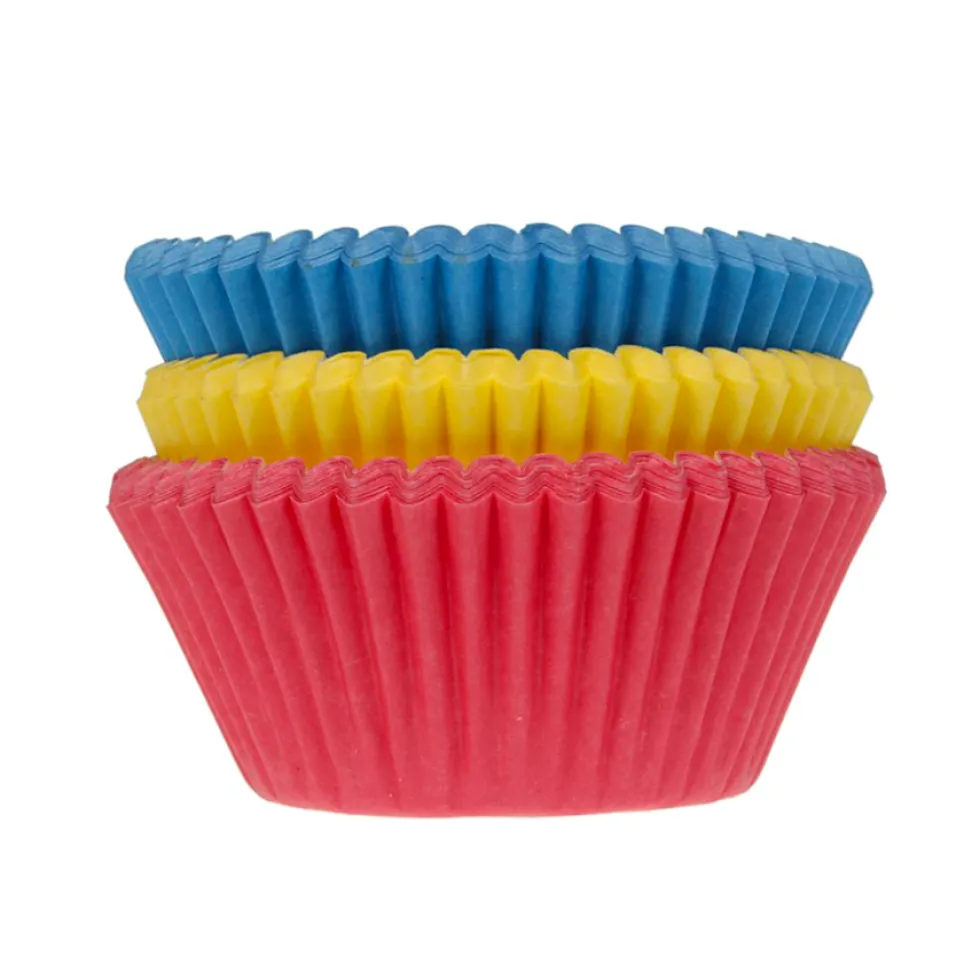 Set Capsulas Cupcake Colores Primarios 75 ud - House of Marie