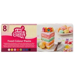 Set 8 Colorantes en Pasta Funcolours - Funcakes