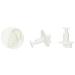 Set Cortadores con Expulsor Bastones de Caramelo 3 ud - Wilton