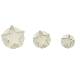 Set Cortadores con Expulsor Estrellas 3 ud - Wilton