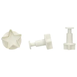 Set Cortadores con Expulsor Estrellas 3 ud - Wilton