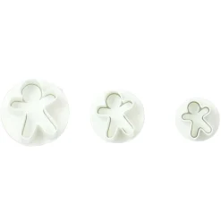 Set Cortadores con Expulsor Muñecos de Jengibre 3 ud - Wilton