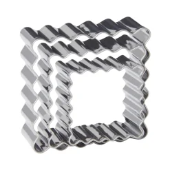 Set Cortadores de Acero Cuadrados 3 ud - Patisse