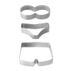 Set 3 Cortadores De Acero - Ropa De Baño