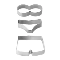 Set 3 Cortadores De Acero - Ropa De Baño
