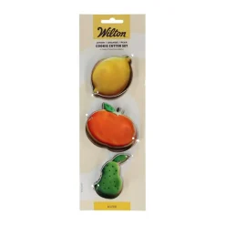 Set Cortadores de Galletas Frutas - Limón, Naranja y Pera