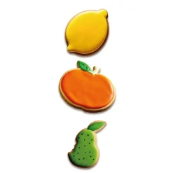Set Cortadores de Galletas Frutas - Limón, Naranja y Pera