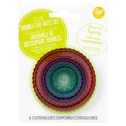 Set Cortadores Doble Cara Círculos 6 ud - Wilton