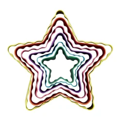 Set Cortadores Doble Cara Estrellas - Wilton