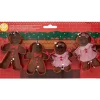Set 4 Cortadores Familia Gingerbread - Wilton