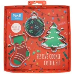 Set 3 cortadores Fiesta Navidad - PME