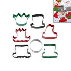 Set 7 cortadores Formas Navideñas