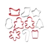 Set 10 Cortadores Galletas de Navidad Wilton