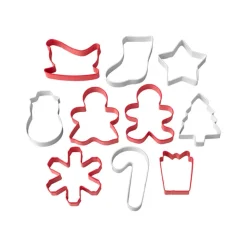 Set 10 Cortadores Galletas de Navidad Wilton