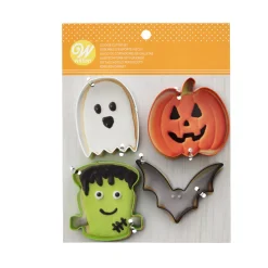 Set 4 Cortadores Galletas Halloween