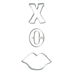 Set Cortadores Labios & XO San Valentín: 3 ud - Wilton