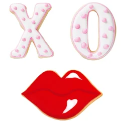Set Cortadores Labios & XO San Valentín: 3 ud - Wilton