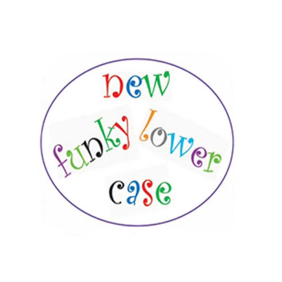Set cortadores letras estilo Funky