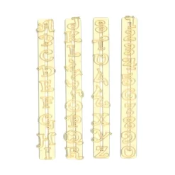 Set cortadores letras y números Chunky funky