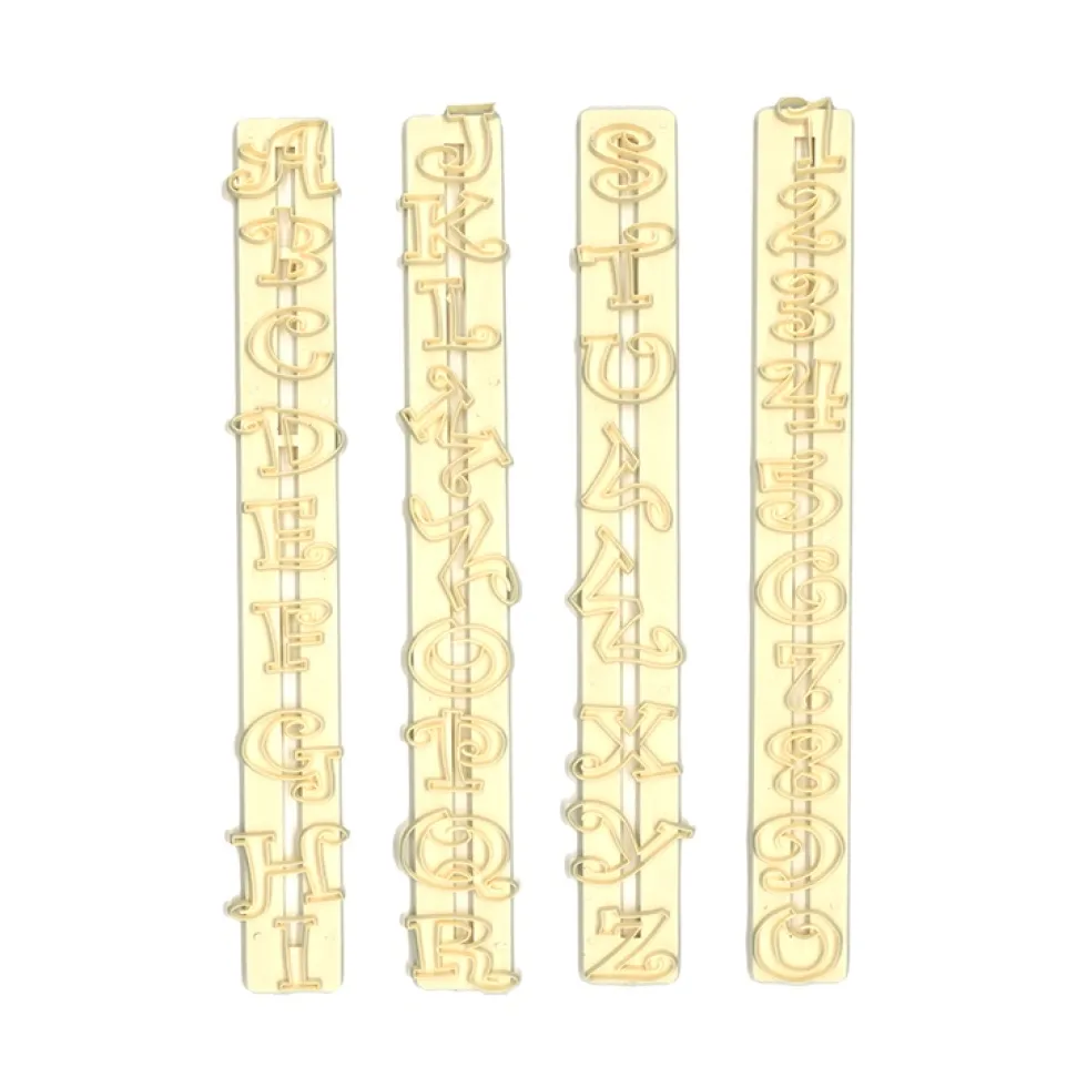 Set cortadores letras y números Chunky funky