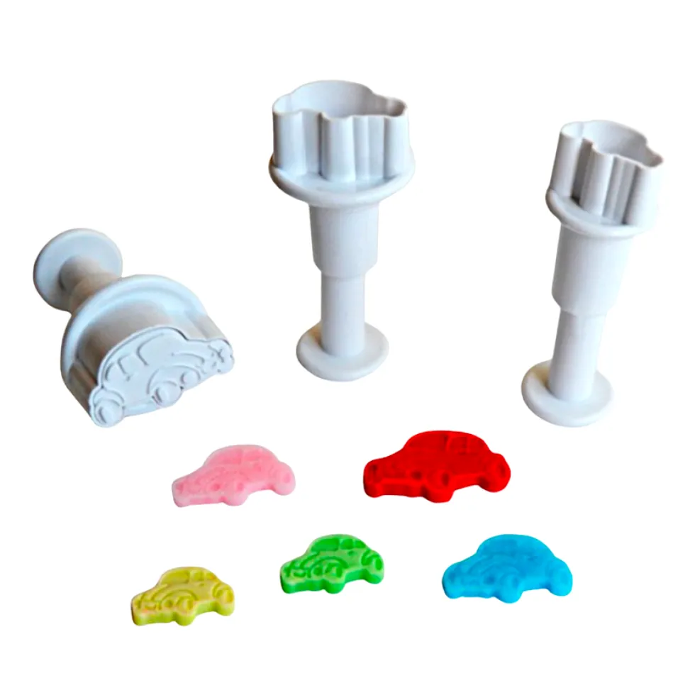 Set Cortadores Mini Coches 3 ud - Dekofee