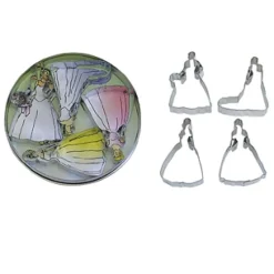 Set 4 Cortadores Novia