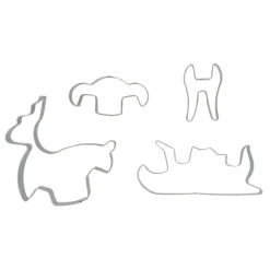Set Cortadores Trineo De Navidad 3D - Wilton