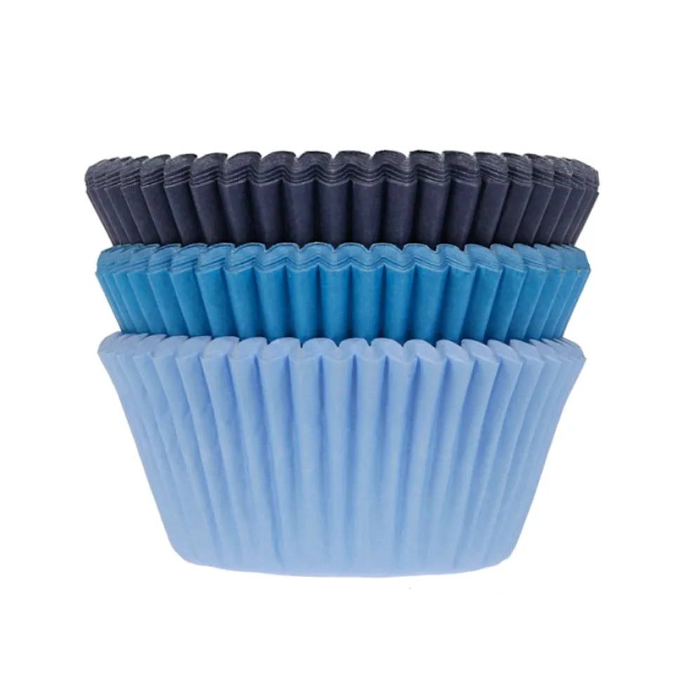 Set Cápsulas Cupcake Azules 75 ud - House of Marie