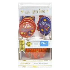 Set Cápsulas Cupcake + Toppers Troll Harry Potter