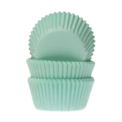 Set Cápsulas Mini Cupcake Verde Menta 60 ud - House of Marie