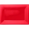 Set de 3 Bandejas Rojas 33 cm x 23 cm