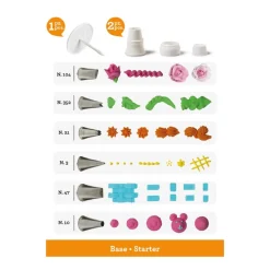 Set de Boquillas para Decorar 9 piezas