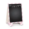 Set de 2 Caballetes Pizarra Rosa 25 cm