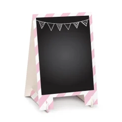 Set de 2 Caballetes Pizarra Rosa 25 cm